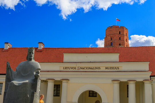 Vilnius.Monument to King Mindaugas.