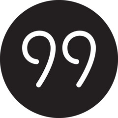 quote glyph icon
