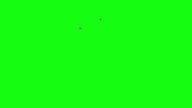 2D FX SMOKE Elements motion graphics hand-drawn animations of cartoon smoke effects on a green screen. Alpha channel included. 4K video.