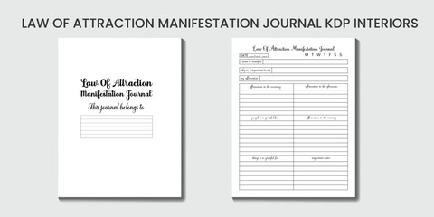 Manifestation Journal 2023-2024 KDP Interior