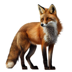 Fototapeta premium red fox isolated