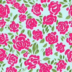 Flowers  created with generative ai technology