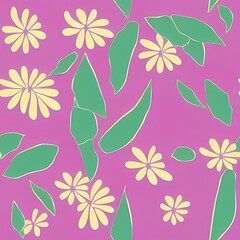 Flowers  created with generative ai technology