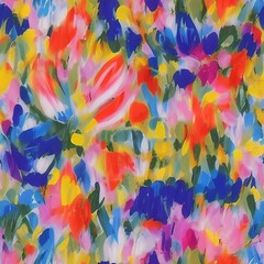 Flowers created with generative ai technology