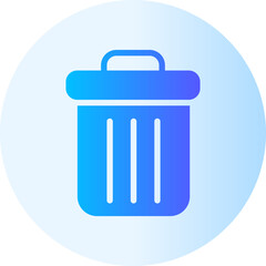 delete gradient icon