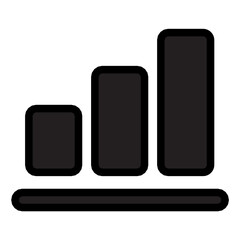 statistics glyph icon