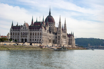 Fototapeta premium Hungarian parliament building in Budapest