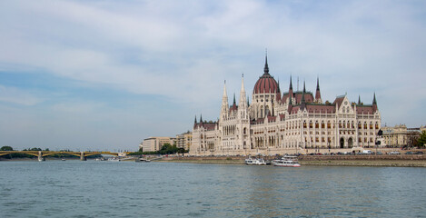 Hungarian parliament building in Budapest