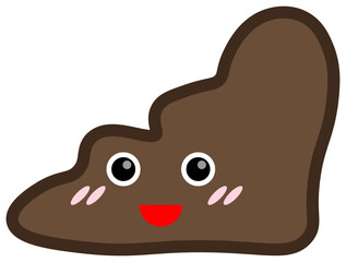 Smile shape icon. Vector illustration.	