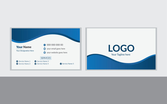 Modern Business card Design For Digital Agency