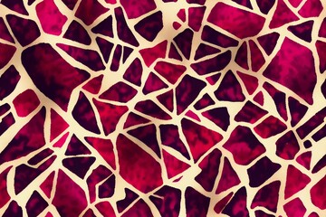 Vertical design of Geometric textile seamless pattern  Generative AI