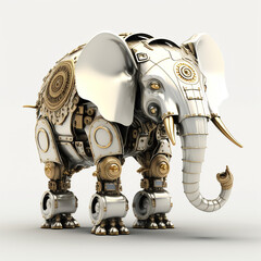 Robot Elephant Generative AI