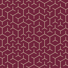  Hexagonal Maze pattern abstract illustration