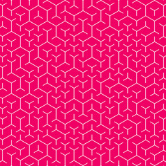  Hexagonal Maze pattern abstract illustration