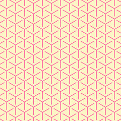  Hexagonal Maze pattern abstract illustration