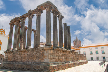 Fototapeta premium ancient Roman monument at Evora, Portugal