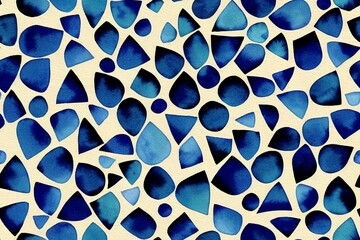 Vertical design of Geometric textile seamless pattern  Generative AI