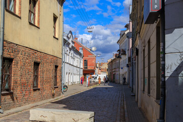 Kaunas. Ancient house, Vilnius street, 7