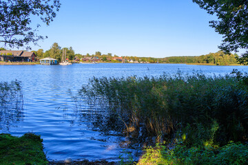 Fototapeta na wymiar Trakai Lake Galve.