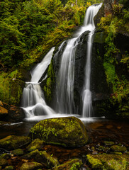 Fototapeta na wymiar Triberger Wasserfall 3