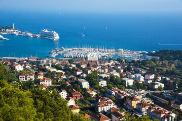 Split, Croatia. Urban landscape in summer. 