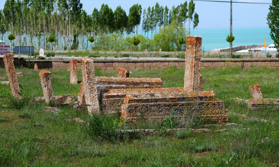 Halime Hatun Vault is a Seljuk mausoleum located in the Gevas district of Turkey.