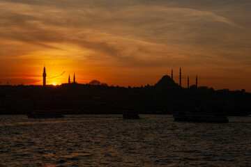 Suleymaniye Mosque Drone Photo, Fatih Istanbul, Turkey