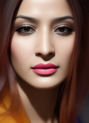 ethnic woman in hijab, Generative AI