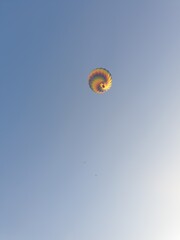Hot air ballon in the sky