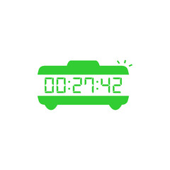 Digital clock icon vector design illustration.