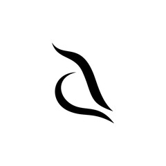 LETTER A VECTOR ILLUSTRATION
