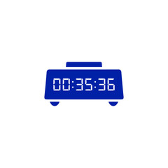 Digital clock icon vector design illustration.