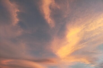 clouds in the sky