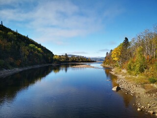 Fototapeta na wymiar Parc nationaldu Fjord-du-Saguenay, Quebec, Canada