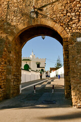 Assillah, la perla bianca dell'Atlantico. Marocco. Case bianche con finiture indaco e verde e pitture murali fanno di questa piccola città un esempio di bellezza architettonica