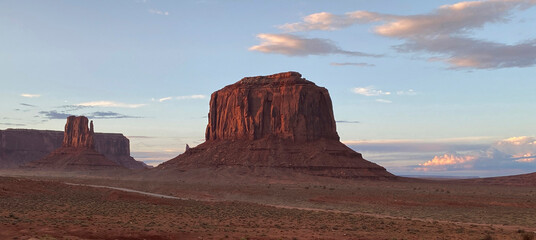 Dusted by Sunset, Merrick Butte, Monument Valley, Arizona
