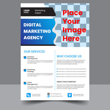 Corporate Business Flyer, Marketing, Events, Posters or Leaflets, Unique Artwork, Editable Source Files (AI, EPS 10 CS6, Print-ready file, Print Dimension: 8.27&rdquo;x11.69, A4 Paper