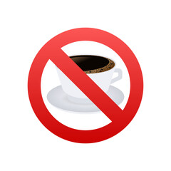 No coffee sign. No caffeine before bedtime. No takeaway icon.