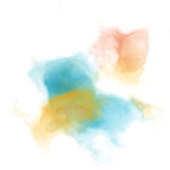 watercolor with transparent background