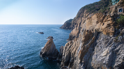 mar en frente de la Quebrada