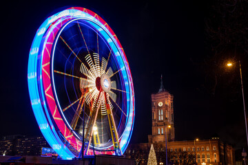 Ferris wheel, Christmas market, Berlin Mitte