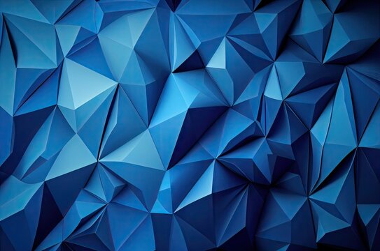 Triangle Texture Background Generative AI