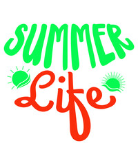 Naklejka premium Summer Svg ,Summer Svg Bundle, Summer Svg Cut File, Summer Svg T-Shirt Design, Summer Cut Files,Commercial Svg,Kids Svg,Summer Quotes Svg,Beach Shirt Svg , beach svg, summert
