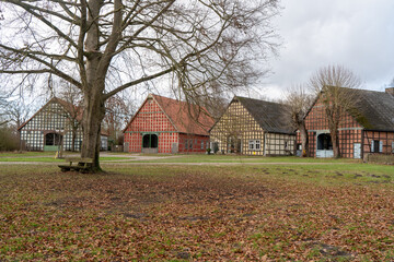 Obraz premium Rundlingsdörfer im Wendland Kreis Lüchow-Dannenberg
