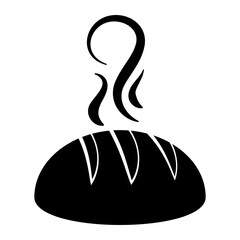 fresh baked loaf of bread