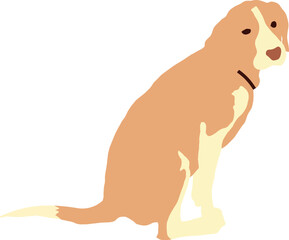 Silhouette Beagle Dog 1 illustration vector	