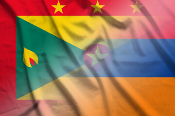 Grenada and Armenia state flag international negotiation ARM GRD