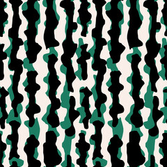 Seamless hand draw illustration minimal lines, brush stripes, geometric pattern.