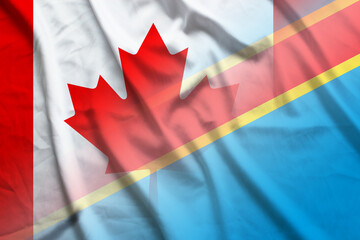 Canada and Democratic Republic of the Congo political flag international relations COG CMR