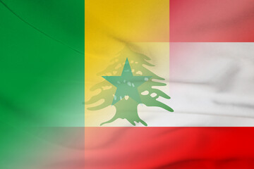 Senegal and Lebanon government flag transborder negotiation LBN SEN